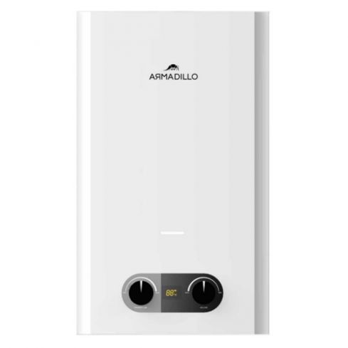 Armadillo Gas Water Heater 10 Liter - White - ARM-HA-GAS-H-WH-0010