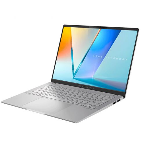 Asus Vivobook S14 M5406UA-QD055W AMD Ryzen 9- 8945HS 16GB RAM , 512 SSD , AMD Radeon , 14 WUXGA , Win11 - Silver