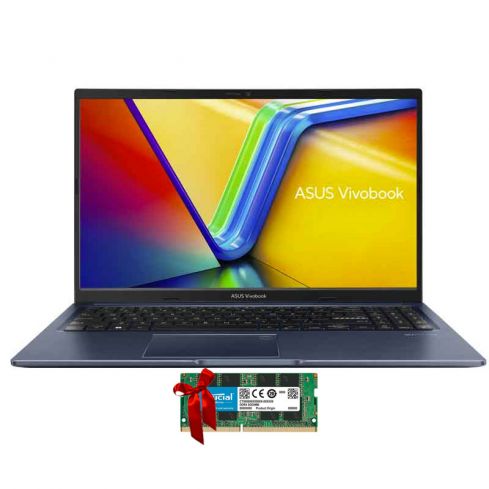 Asus Vivobook15 D1502YA-NJ007W AMD Ryzen™ 7  7730U , 8GB , 512 SSD , Redon 15.6" FHD , win 11,  Quiet Blue