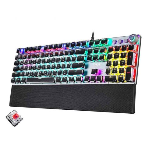 Aula F2088 Full Mechanical Gaming Keyboard Wired Red Switches Punk
