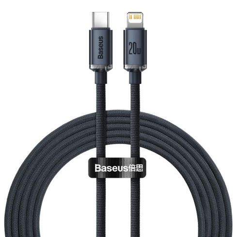 BASEUS CAJY000301 Fast Charging Lightning Cable 20W - 2M - Black