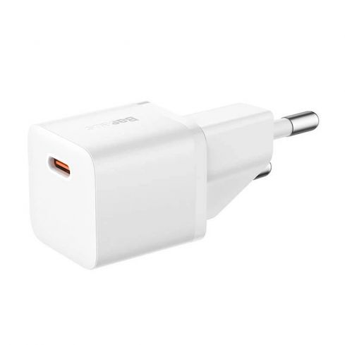 Baseus CCGN050102 Mini GAN5 20W Wall Charger Adapter - White