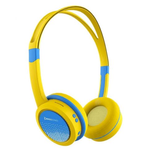 Bingozones B19 85db Kids Bluetooth Wireless Headphone - Yellow