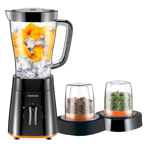 
Kenwood Blender Smoothie Maker 500W 2L With Grinder Mill, Chopper Mill, Ice Crush Function BLP15.360BK - Black
