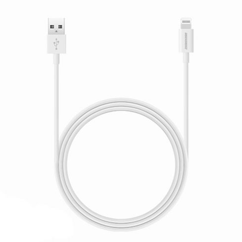 Rockrose Ivory AL Cable Lightning Fast Charge & Data Sync - White