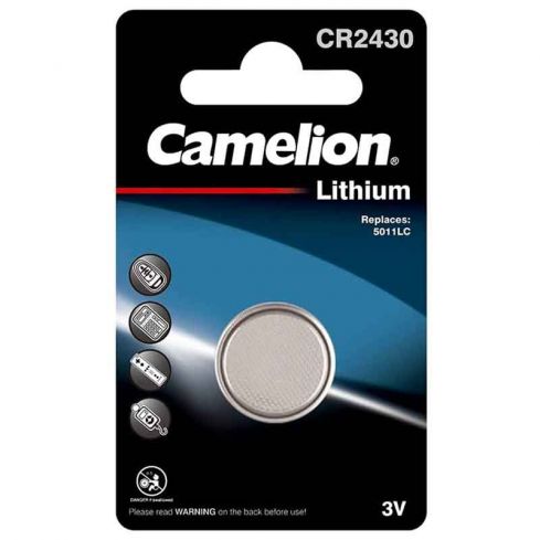 كاميليون CR 2430 بطارية ليثيوم كوين 3 فولت
