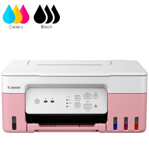 Canon Pixma G3430 Printer 3-In-1 Inkjet Wireless - pink