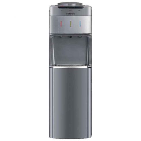 Castle Water Dispenser 3 Taps Hot, Normal and Cold  , Silver - WD 3040