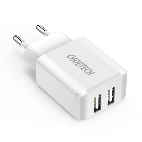 Choetech Charger Home Adapetr EU Manis 2A - White 