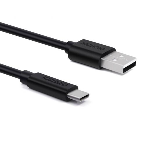 Choetech AC-0002 Type-C 3.A Cable - 1M - Black