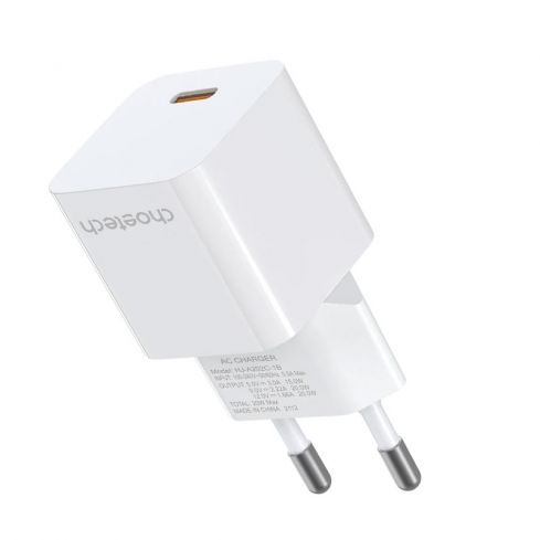 Choetech PD5010 USB-C PD Wall Charger 20W - White