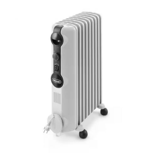 Delonghi Oil Heater, 9 Fins, 2000 Watt, White - TRRS0920