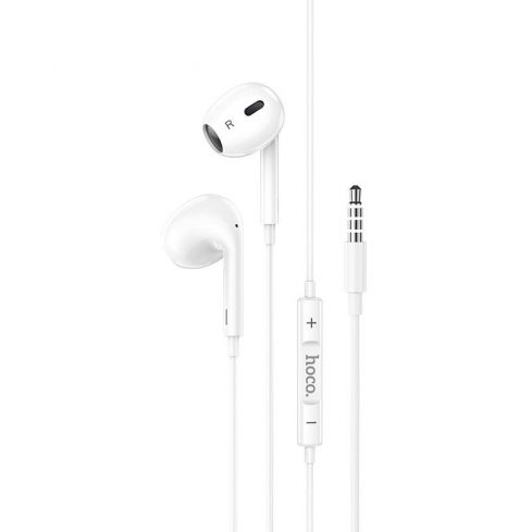 Hoco Earphone Wired 3,5mm M1 MAX - White