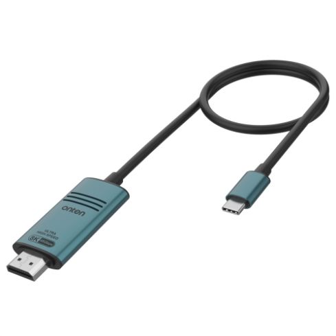 Onten USB-C to HDMI Converter Cable 8K/60Hz, OTN-UC982 - Green