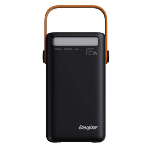 Energizer 50000mAh Power Bank 65W Fast Charging, UE50001PQ - Black