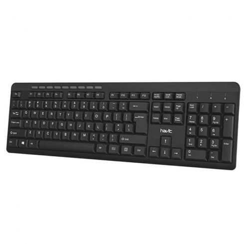 Havit KB256 Wired Multimedia Keyboard - Black