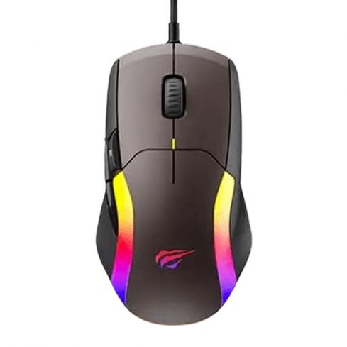 Havit MS959S Coloful Optical Wired Gaming Mouse - Black