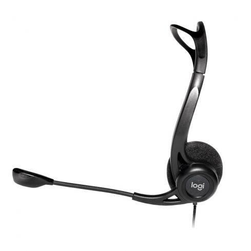 Logitech Headphone Wired Stereo Microphone 960 - Black