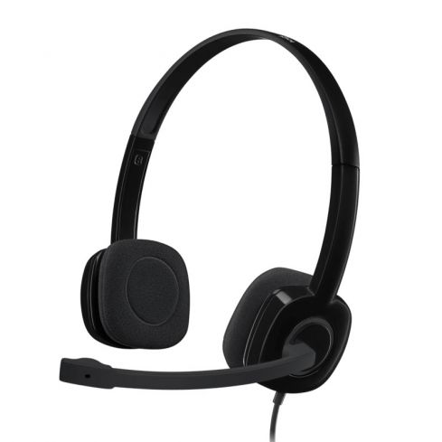 Logitech Headphone Wired Stereo Microphone H151 - Black