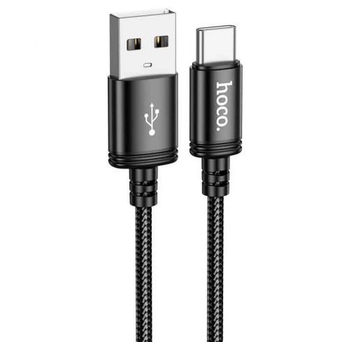 هوكو X89 كابل USB إلى Type-C طول 1 متر 3.0A - أسود