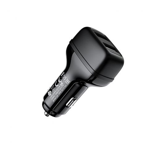 Hoco Z36 Dual Port Car Charger Lightning - Black