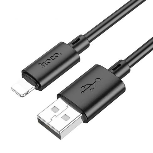 Hoco X88 USB to Lightning Charging Cable 2.4A 1M – Black