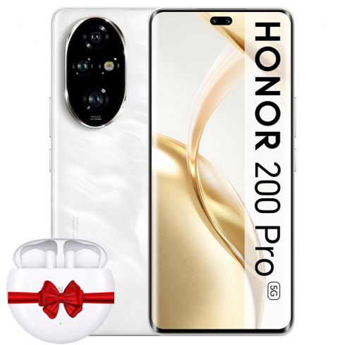 Honor 200 PRO 5G 12GB Ram, 512GB - Moonlight White