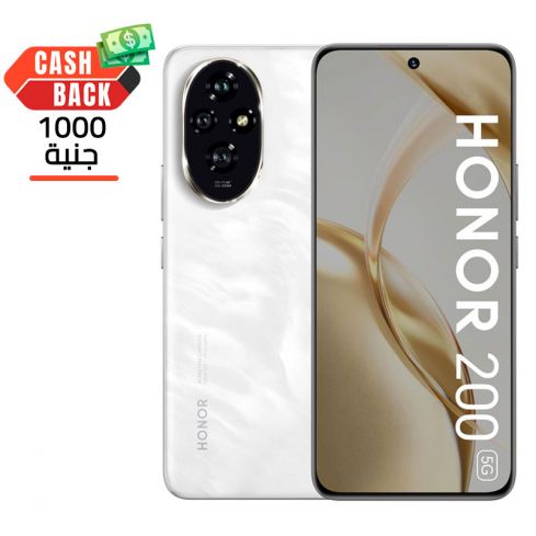هونر (5G) 200 رامات 12 جيجا ، 256 جيجابايت - أبيض