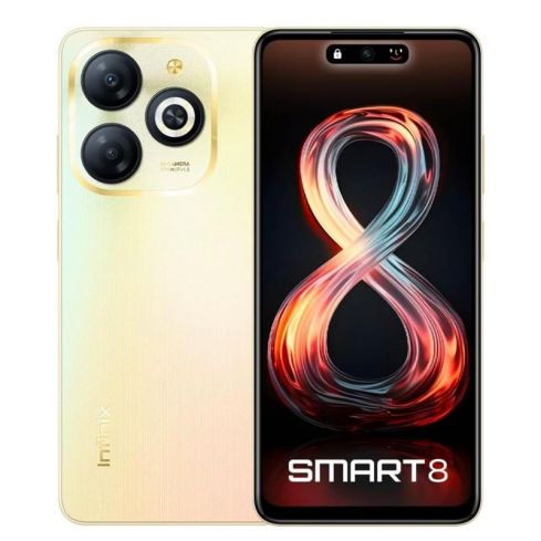 Infinix Smart 8 X6525 4GB RAM, 64GB - Shiny Gold