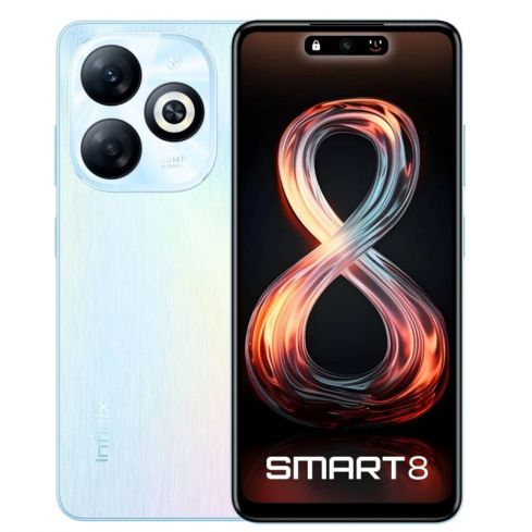انفينيكس سمارت 8 X6525 رامات 2 جيجا, 64 جيجابايت - أبيض
