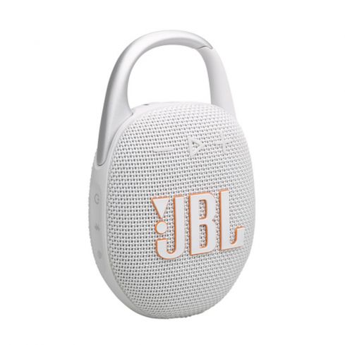 JBL CLIP 5 مكبر صوت لاسلكي مقاوم للماء - أبيض