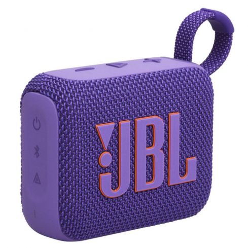 JBL GO 4 Waterproof Wireless Speaker - Purple