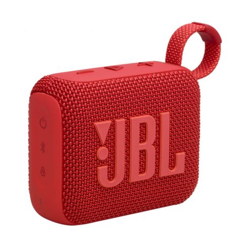 JBL GO 4 مكبر صوت لاسلكي مقاوم للماء - أحمر