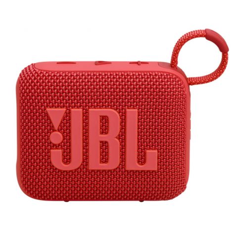 JBL GO 4 مكبر صوت لاسلكي مقاوم للماء - أحمر