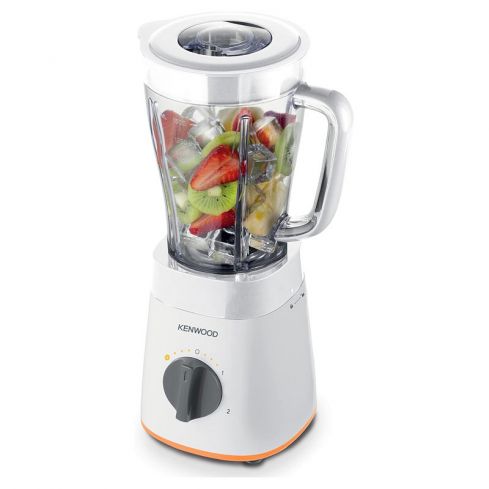 Kenwood Blender Smoothie Maker 500W 2L With Grinder, Chopper, Ice Crush Function BLP15.360WH - White