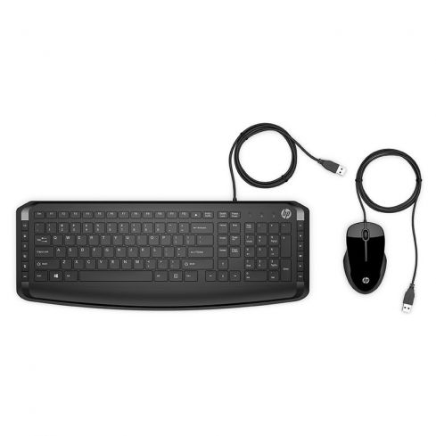 Hp Keyboard and Mouse Wired Combo - Black 