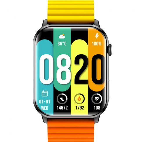 Kieslect سمارت واتش Ks برو 2.0 بوصة - اسود