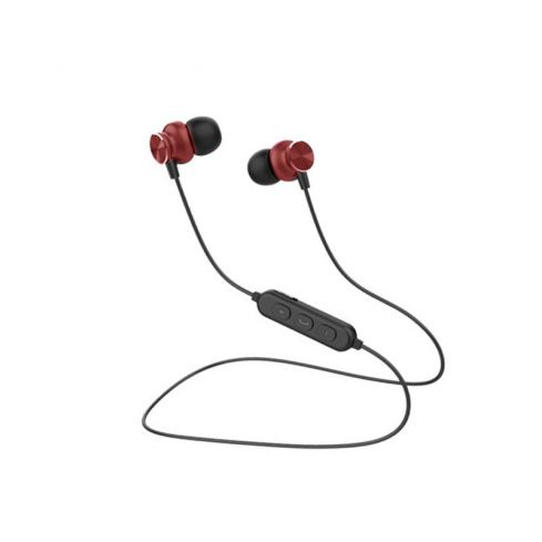 Kisonli A2 Earphone Sport Wireless - Black * Red