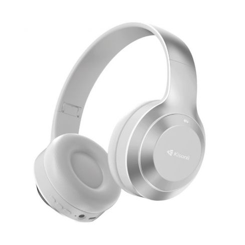 Kisonli Headphone A1 Wireless Gamming - Silver