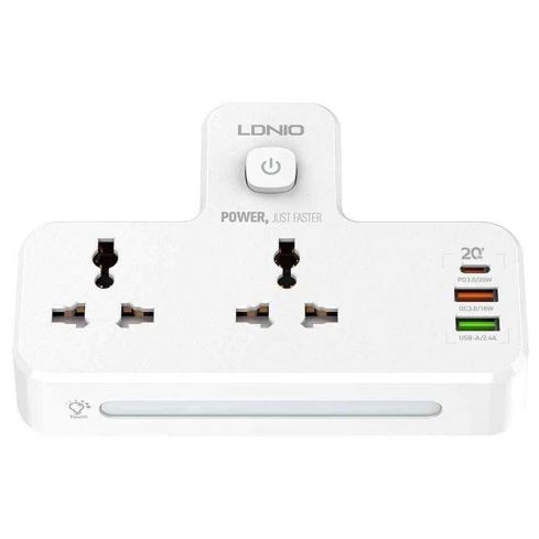 Ldnio Electric Power Strip 2 Socket 3 USB SC2311 