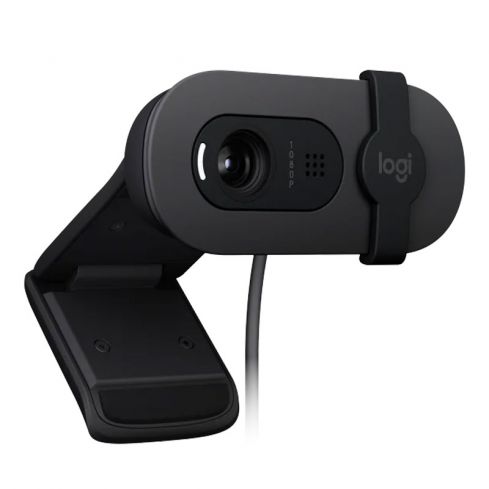 Logitech Brio 100 Webcam , Full HD 1080p , Black 