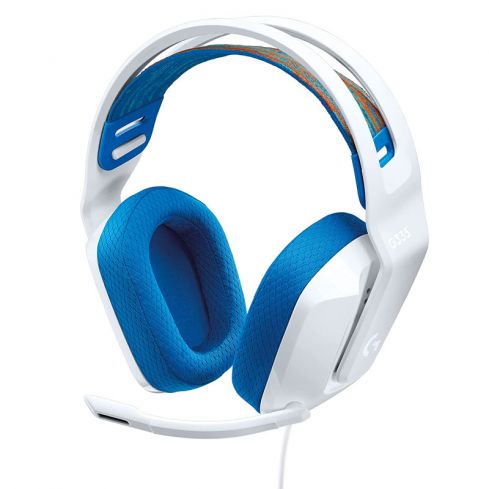 Logitech G335 Wired Gaming Headset - Stereo Microphone - White