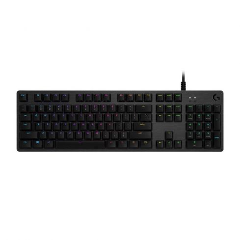 Logitech Wired Gaming Keyboard, Black - G512