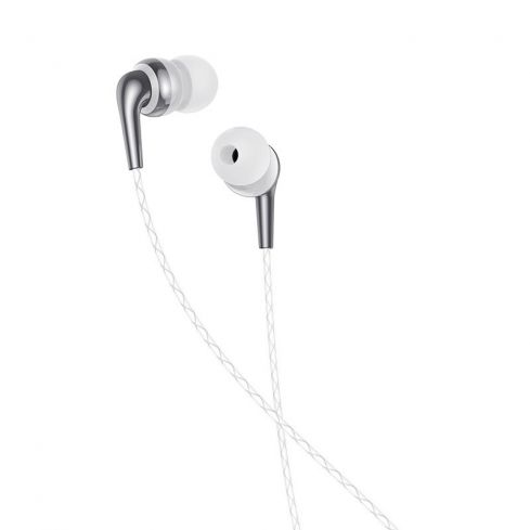 Hoco Earphone Wired with Mic 3.5MM , White - M71 