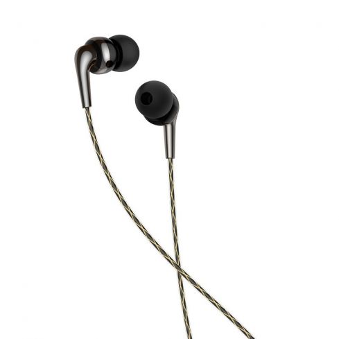 Hoco Earphone Wired with Mic 3.5MM , Black - M71 