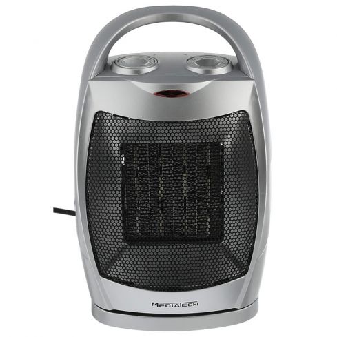 MediaTech Electric Ceramic Heater, 1500 Watt - MT-CH003