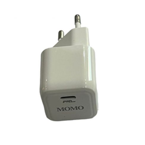 MOMO 066601 Home Adapter Mini Charger 20W - White