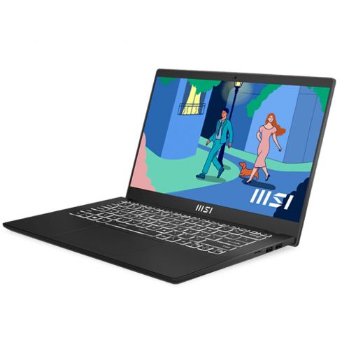 MSI Modern 14 C12MO Intel® Core™ i7-1255U , 8GB RAM , 512GB SSD , Iris Xe , 14" FHD - Black