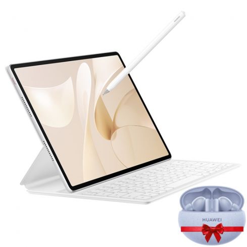 Huawei Matepad 12X 12GB Ram, 256GB - White With Smart Keyboard + Huawei Buds 5i + Pencil Free Gift