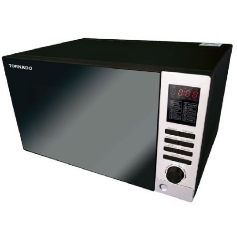 Tornado Microwave Grill 25 Liter, 900 Watt, 10 Menus, MOM-C25BBE-BK - Black